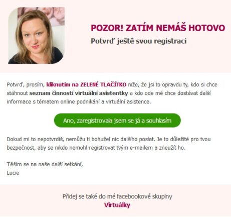 Seznam činností VA DOI