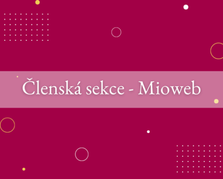 Eshop - Členská sekce - Mioweb