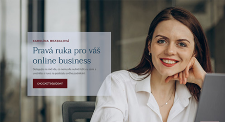 Připravený web - varianta 2